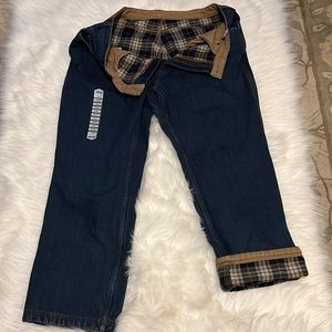 Duluth Trading Men’s Flannel-Lines Jeans